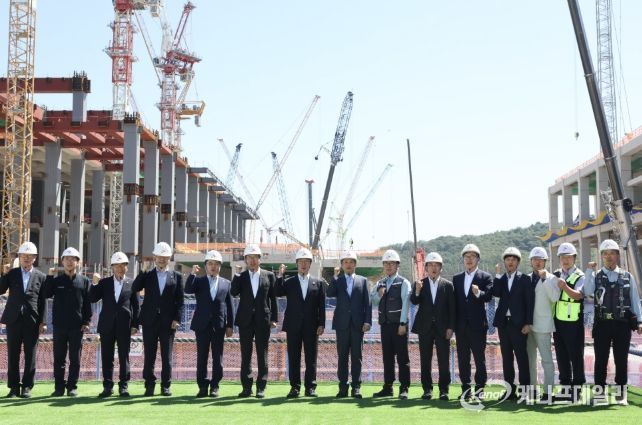 용인 반도체 클러스트 공사 현장 방문