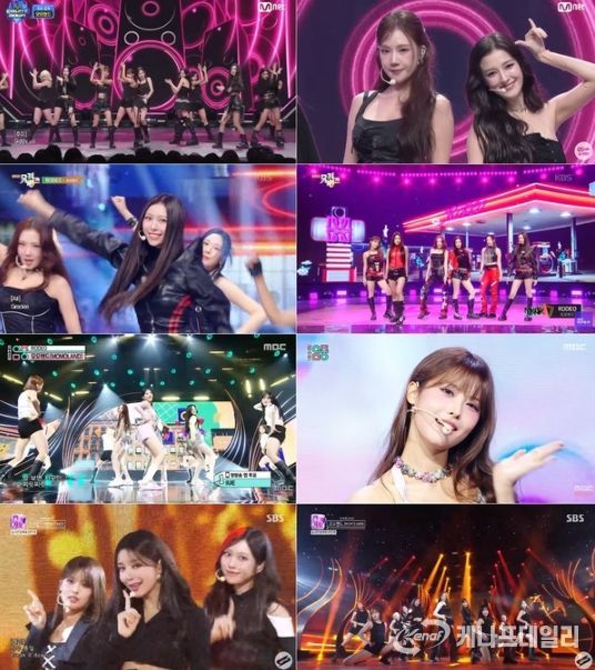 사진 출처 : Mnet ‘엠카운트다운’, KBS2 ‘뮤직뱅크’, MBC ‘쇼! 음악중심’, SBS ‘SBS 인기가요’