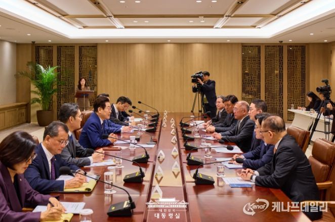 한미 관세협상 후속 민관 합동회의(대통령실)