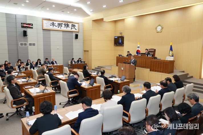 김학동 예천군수, 시정연설서 2026년 군정 운영방향 제시