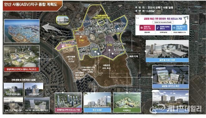 안산 ASV지구 종합계획도
