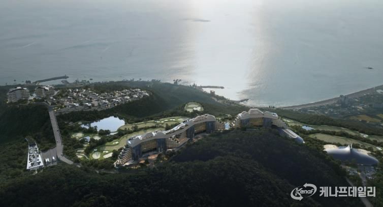 웨일즈코브 울산관광단지 조감도.